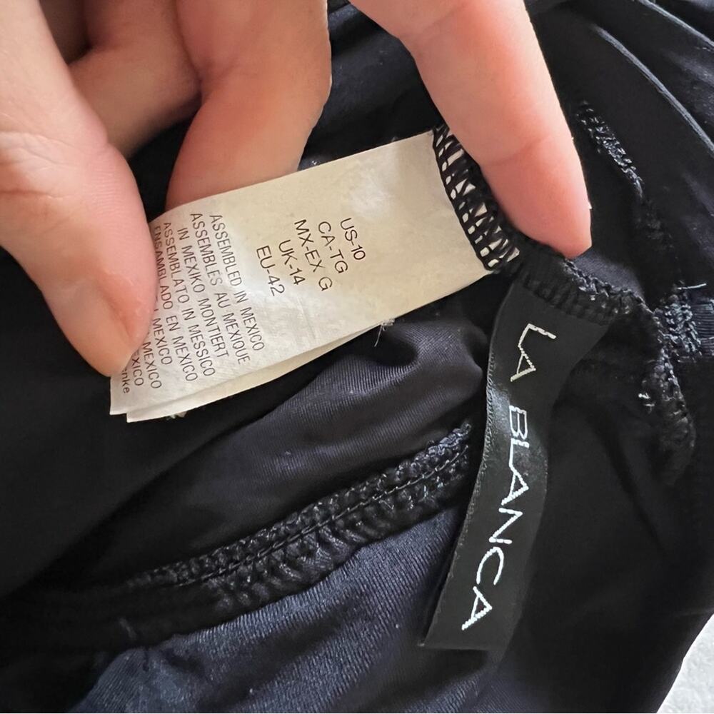 La Blanca Classic Black Women’s Swimsuit EUC. 10 $45 - Picture 8 of 8